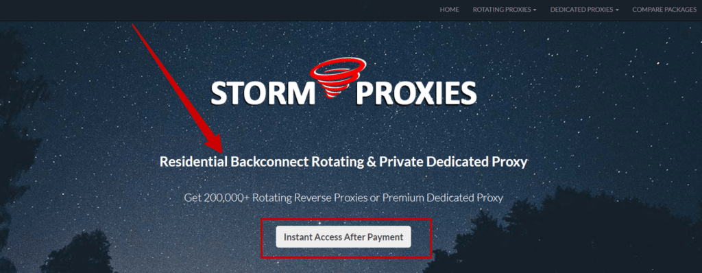 Buy Reverse Backconnect and Dedicated Proxy Storm Proxies review