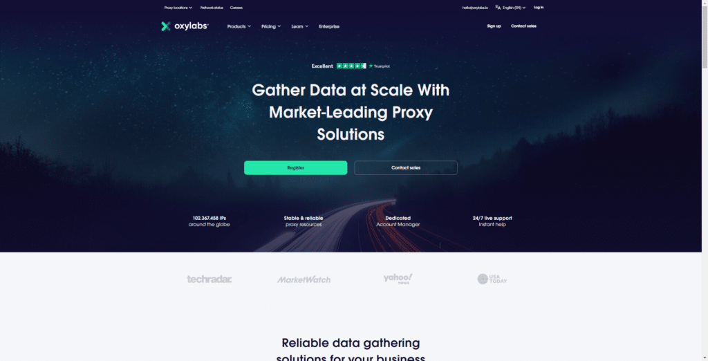 Innovative Proxy Service to Gather Data at Scale Oxylabs