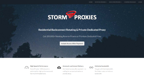 Get 200,000+ Rotating Reverse Proxies or Premium Dedicated Proxy